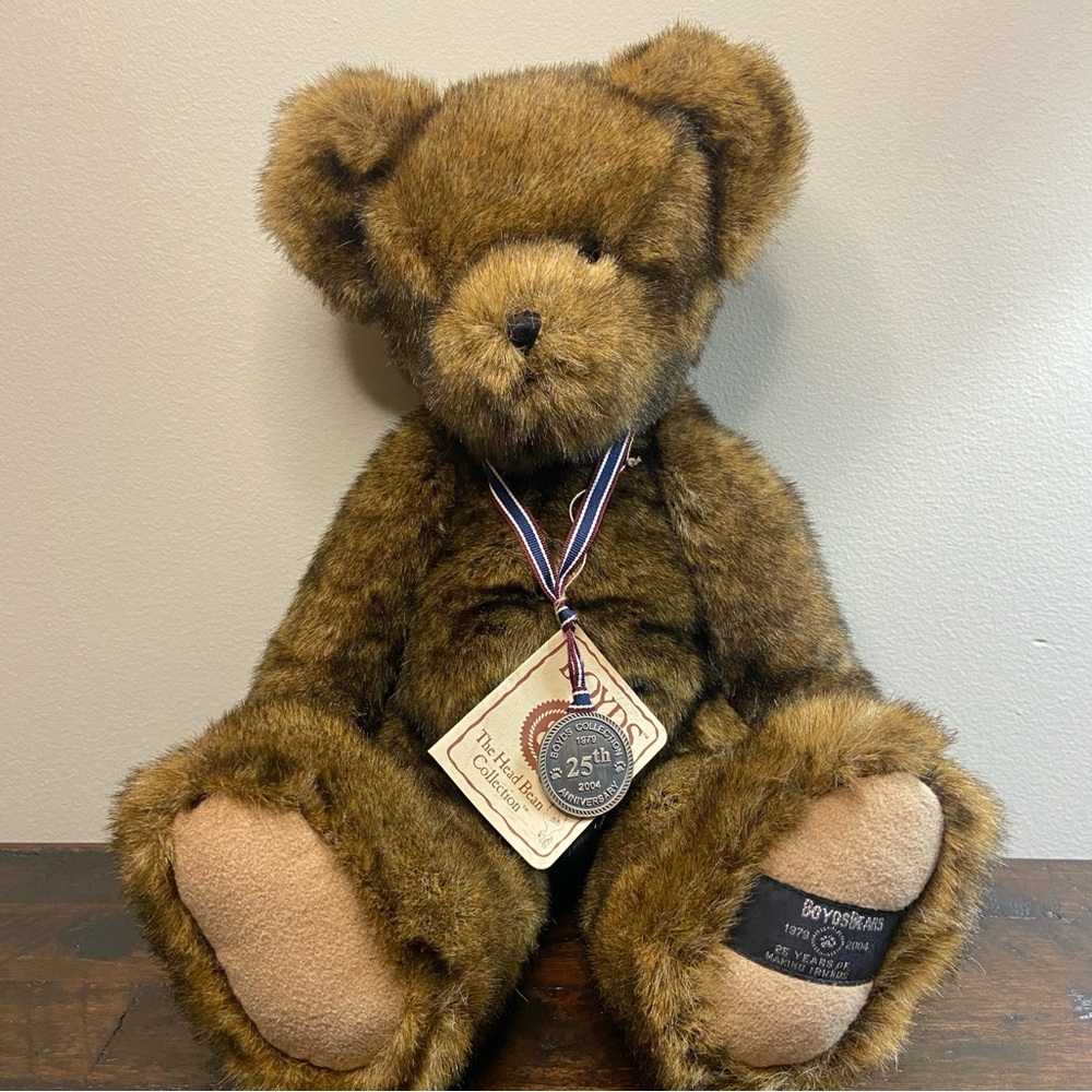 Boyds Bear Plush Sterling 16" Silver Anniversary 25 yrs. NWT